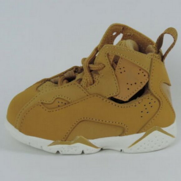 Jordan True Flight BT Toddlers Shoes Leather Golde - Picture 2 of 12